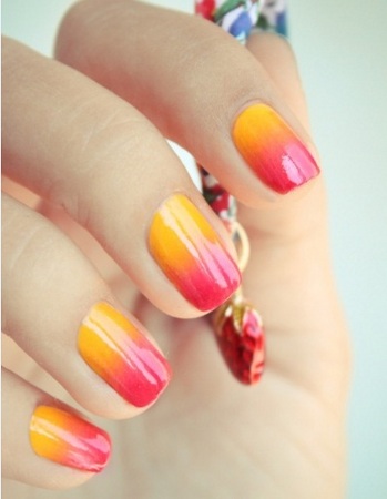 unas ombre colores